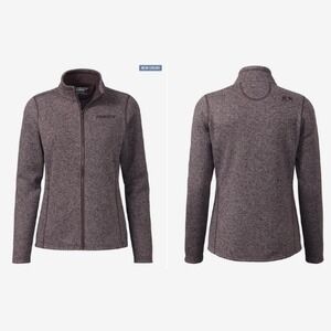 NWT KUIU Women's Base Camp Full Zip Sweater Dusk Heather Mauve Fleece Medium